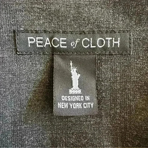 New Piece Of Cloth Gray Blazer Jacket Sz 6 - Picture 5 of 7